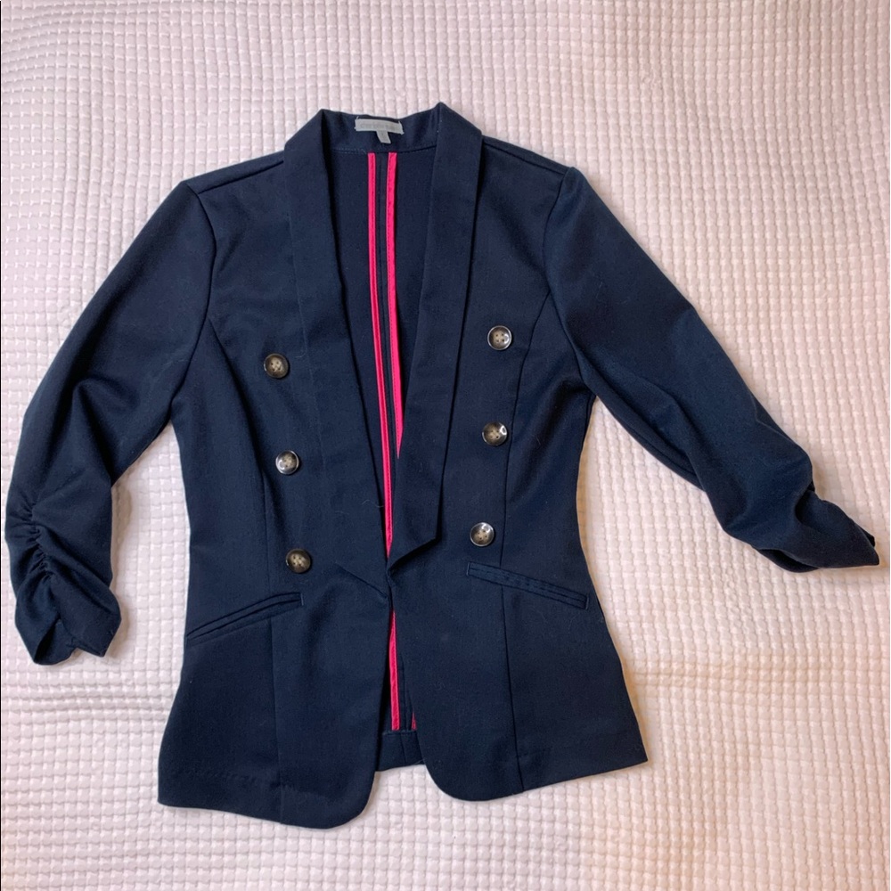 Navy blue blazer